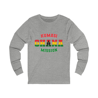 Ghana Kumasi English - Unisex Long Sleeve Cotton Jersey
