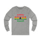 Ghana Kumasi English - Unisex Long Sleeve Cotton Jersey