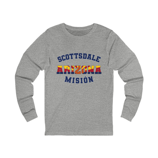 Arizona Scottsdale Spanish - Unisex Long Sleeve Cotton Jersey